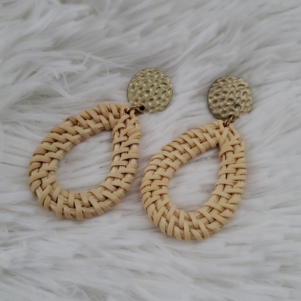 NBW Rattan Drop Earrings